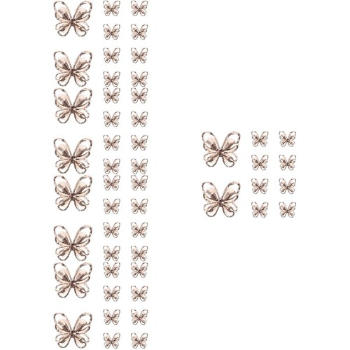 Charm unghie oro - unghie, rosa