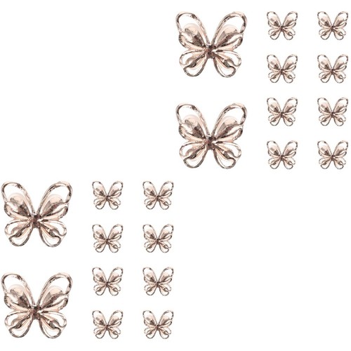 Pezzi farfalle ciondoli - pezzi, 3d